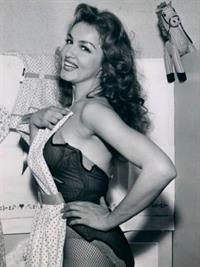 Julie Newmar in lingerie