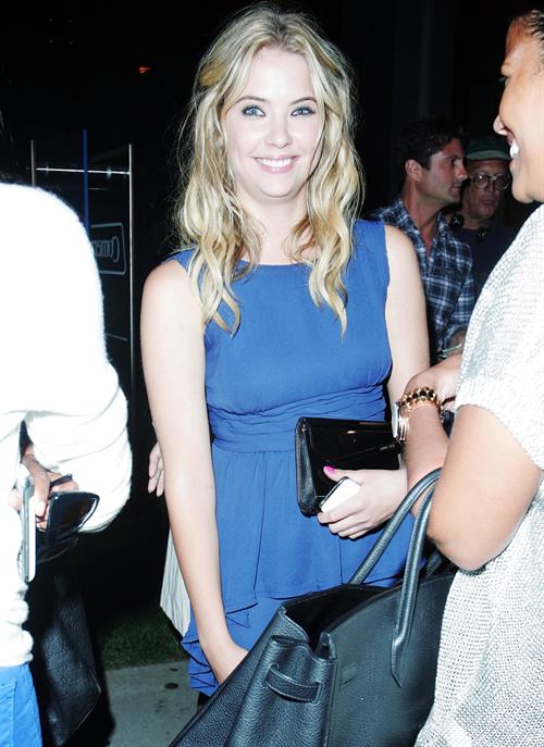 Ashley Benson Boa Restaurant in Beverly Hills on August 10, 2011