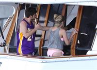Ashley Benson bikini on a boat in Florida March 11, 2012 