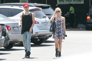 Ashley Benson arriving at Westfield Mall in Los Angeles on May 15, 2012