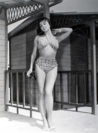 Joan Collins in a bikini