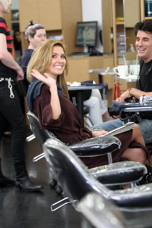 Audrina Patridge - Inside Gavert Atelier Salon in Beverly Hills August 22, 2012
