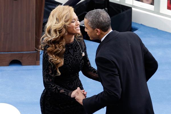 Beyonce Knowles Barack Obama's inauguration ceremonies-Jan 21, 2013 