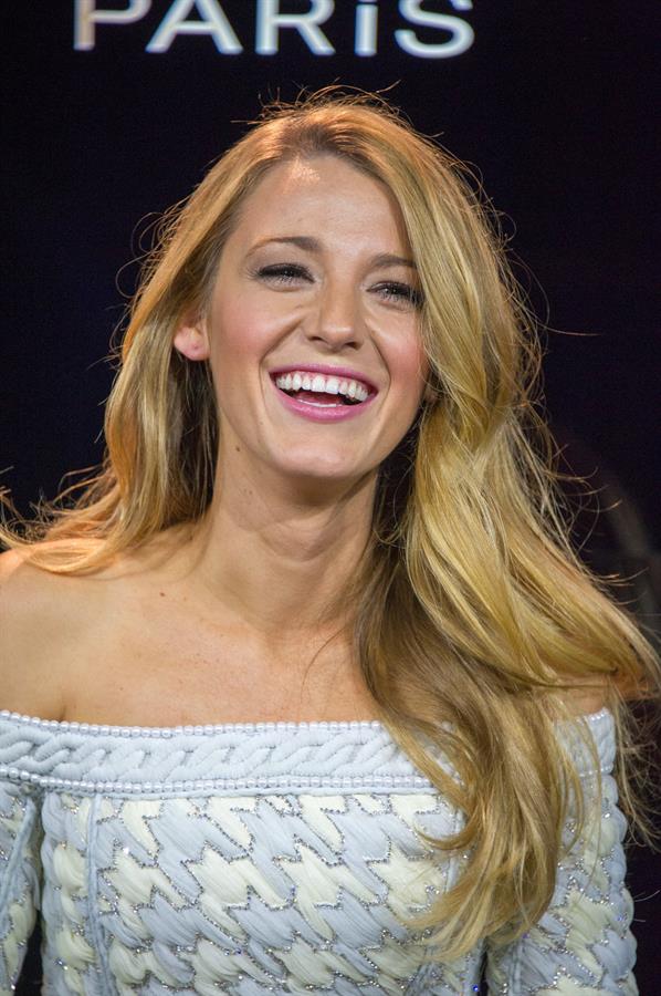 Blake Lively Announcement Of The New Egerie L'Oreal Paris: Blake Lively, Oct. 29, 2013 