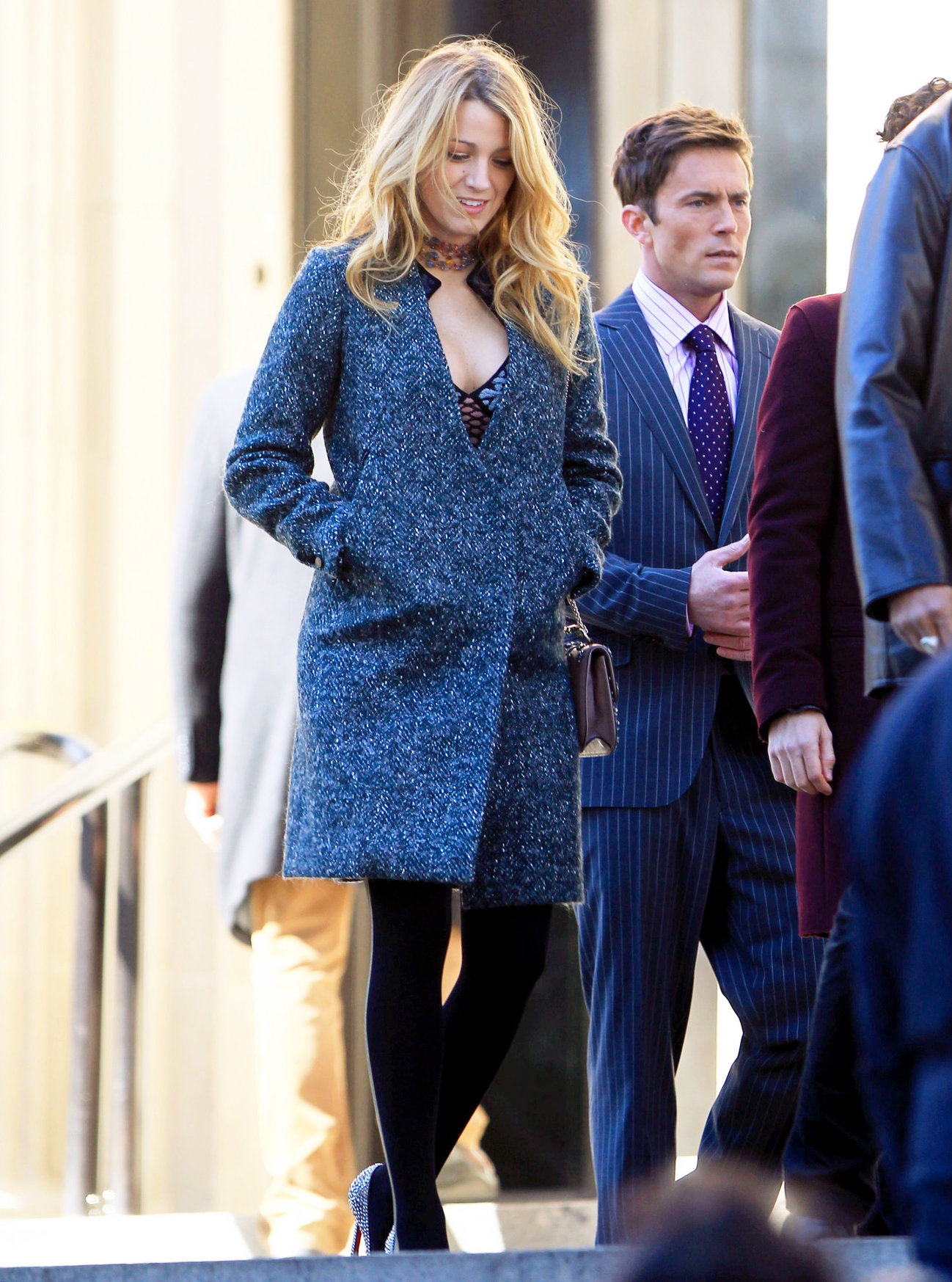 Blake Lively The Set of Gossip Girl in New York - October 11, 2012 