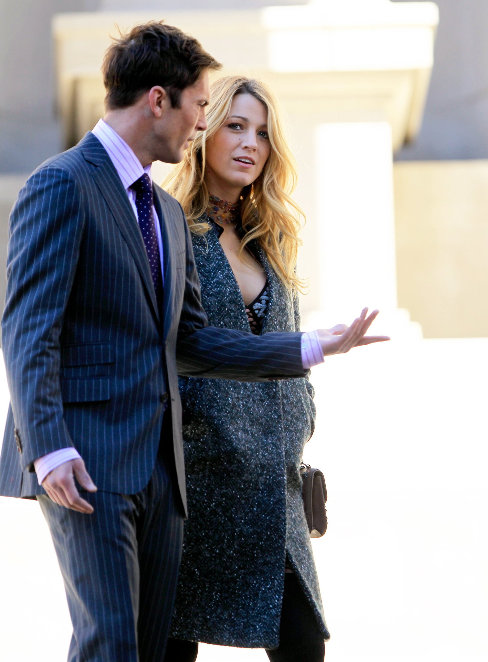 Blake Lively The Set of Gossip Girl in New York - October 11, 2012 