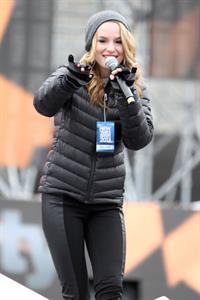 Bridgit Mendler soundcheck at CityTV in Toronto 12/31/12 