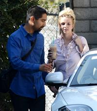 Britney Spears leaving dance studio in Sherman Oaks, on October 24, 2013