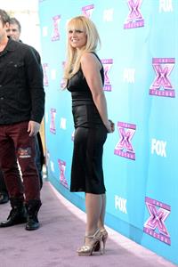 Britney Spears attends 'The Factor' Season Finale Press Conference at CBS Studios in L.A. - Dec. 17,2012 