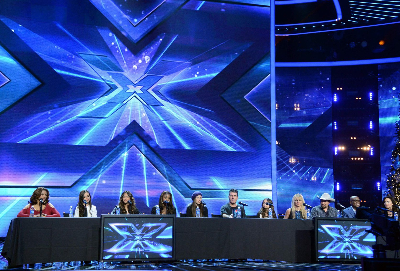 Britney Spears attends 'The Factor' Season Finale Press Conference at CBS Studios in L.A. - Dec. 17,2012 