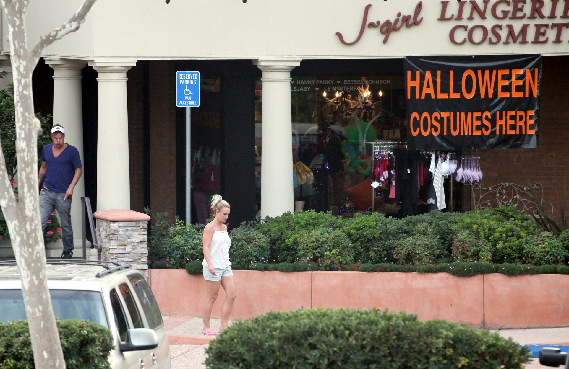 Britney Spears visits a Halloween store in Calabasas 10/7/12 