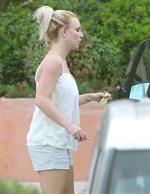 Britney Spears visits a Halloween store in Calabasas 10/7/12 