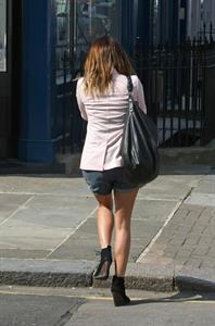 Caroline Flack Primrose Hill in London on March 30, 2012