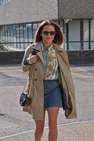 Caroline Flack London Studios on March 21, 2012