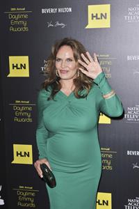 Catherine Bach attends 39th Annual Daytime Emmy Awards at The Beverly Hilton Hotel on June 23, 2012 in Beverly Hills, California