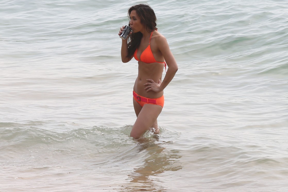 Myleene Klass in a bikini