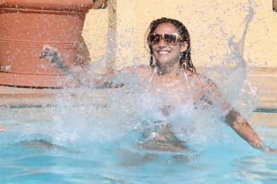 Myleene Klass in a bikini