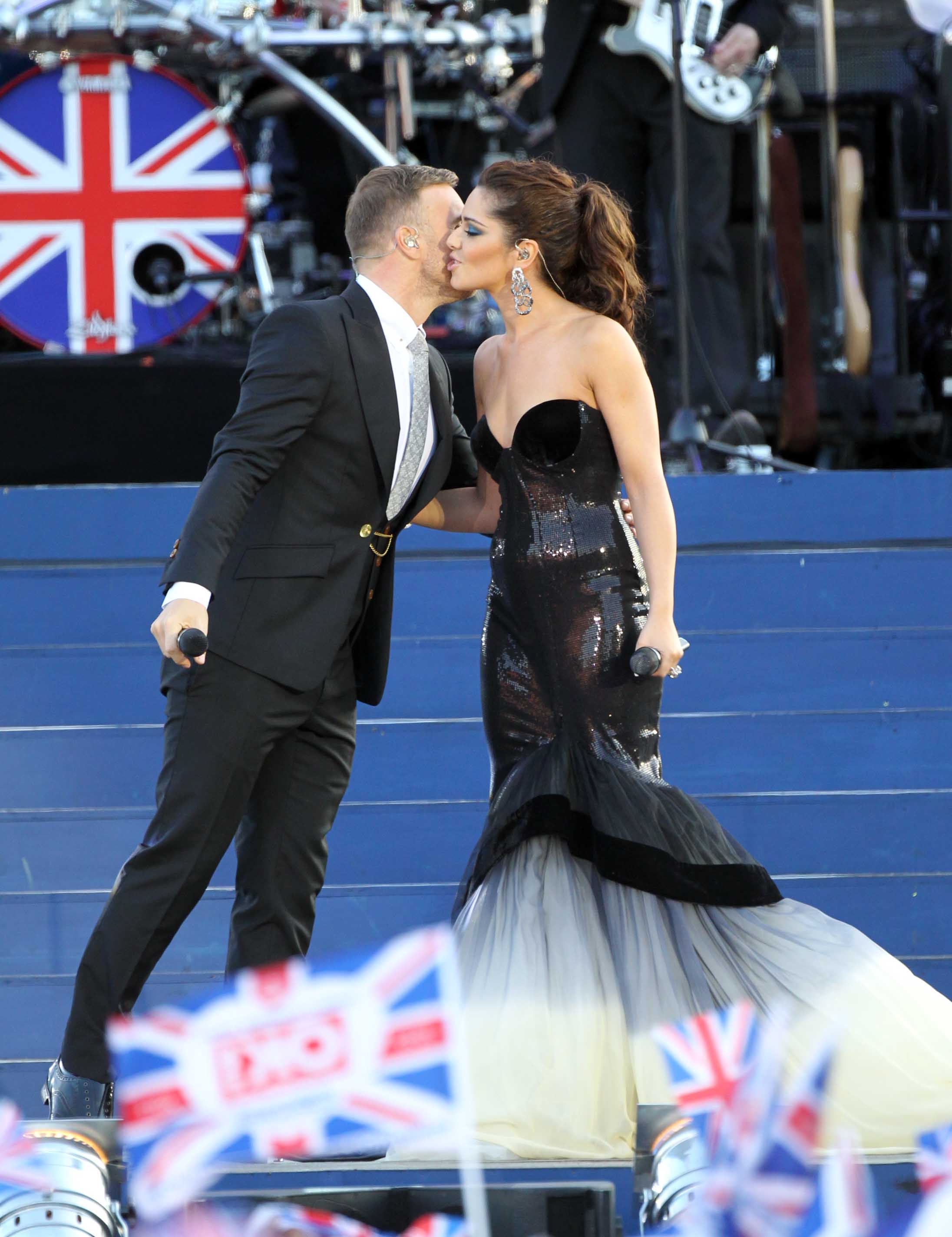 Cheryl Fernandez-Versini Pictures Cheryl Tweedy Cole - Performing at Queen Diamond Jubilee Concert in London, June 4, 2012