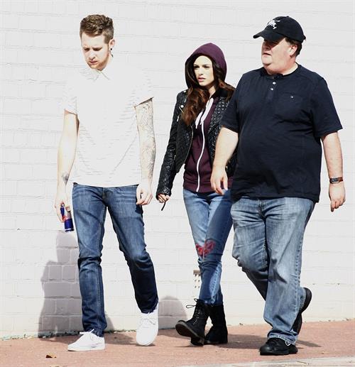 Cher Lloyd Pictures Cher Lloyd arriving at Astor theater in Australia 11/1/12