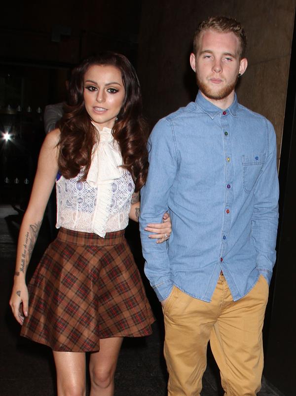 Cher Lloyd leaves Sirius Radio studios in NYC October 4, 2012 