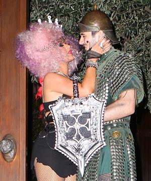 Christina Aguilera  Halloween Party  10/27/12