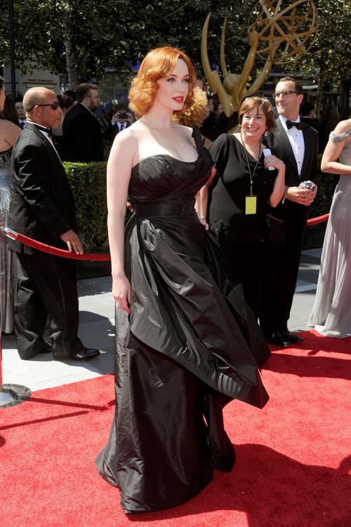 Christina Hendricks 62nd Creative Emmy Awards in Los Angeles on August 21, 2010 