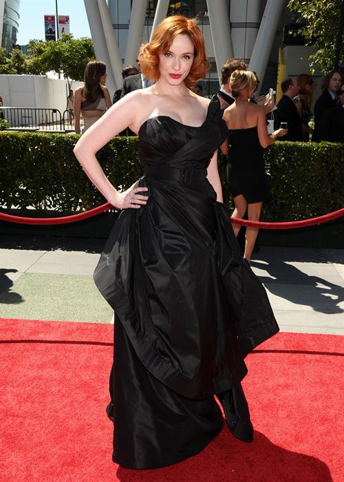 Christina Hendricks 62nd Creative Emmy Awards In Los Angeles On August 21 2010 Hotness Rating