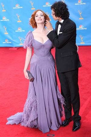 Christina Hendricks at the 62nd Annual Primetime Emmy Awards on August 29, 2010 