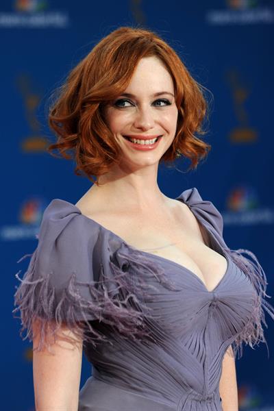 Christina Hendricks at the 62nd Annual Primetime Emmy Awards on August 29, 2010 