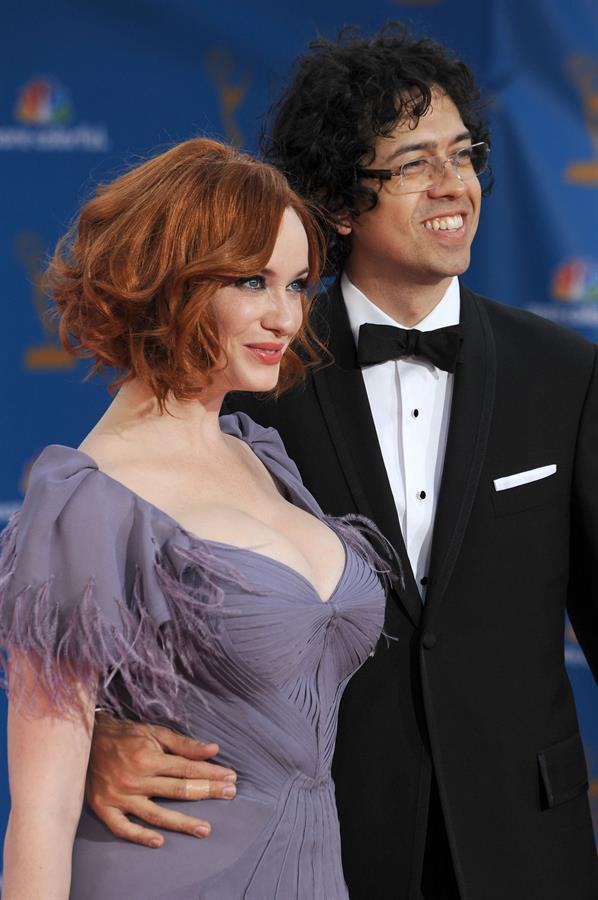 Christina Hendricks at the 62nd Annual Primetime Emmy Awards on August 29, 2010 