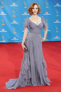 Christina Hendricks at the 62nd Annual Primetime Emmy Awards on August 29, 2010 