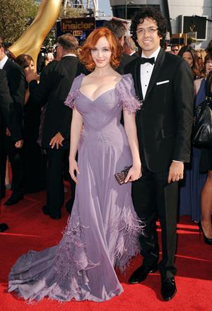 Christina Hendricks at the 62nd Annual Primetime Emmy Awards on August 29, 2010 