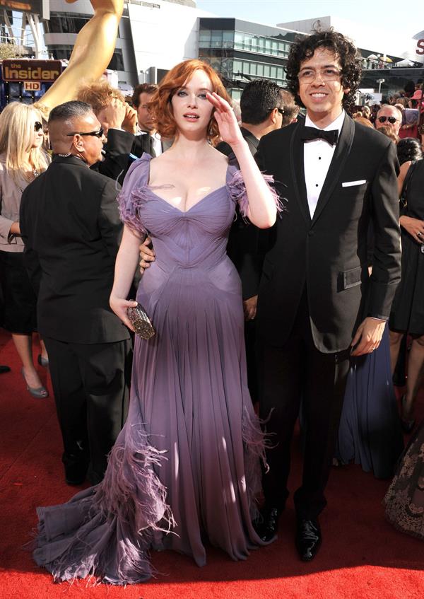 Christina Hendricks at the 62nd Annual Primetime Emmy Awards on August 29, 2010 