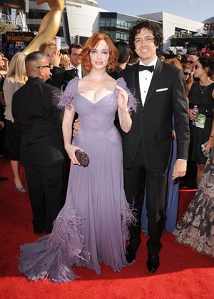 Christina Hendricks at the 62nd Annual Primetime Emmy Awards on August 29, 2010 