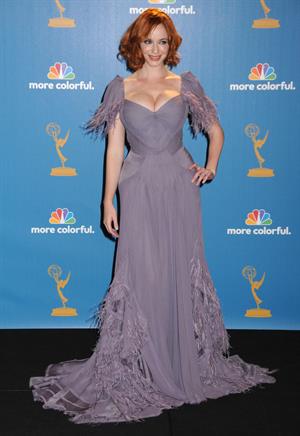 Christina Hendricks at the 62nd Annual Primetime Emmy Awards on August 29, 2010 
