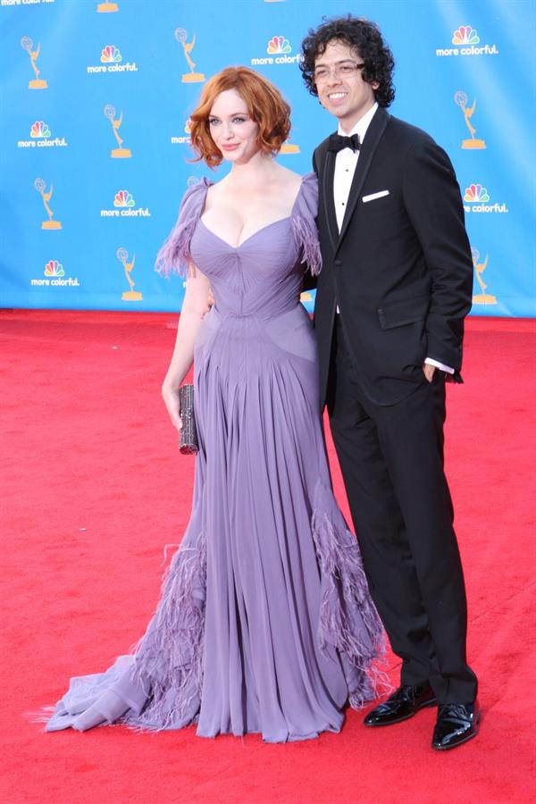 Christina Hendricks at the 62nd Annual Primetime Emmy Awards on August 29, 2010 