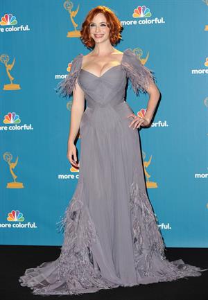 Christina Hendricks at the 62nd Annual Primetime Emmy Awards on August 29, 2010 