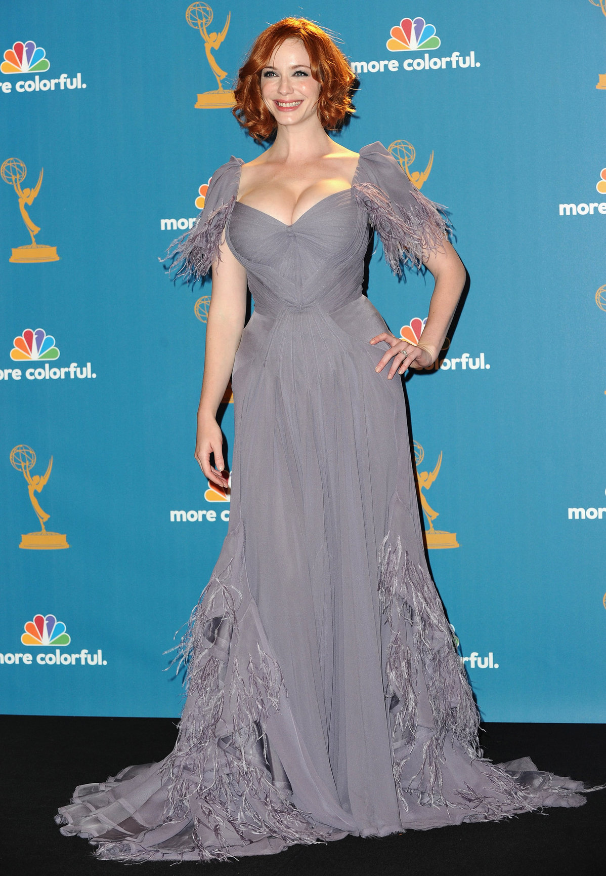 Christina Hendricks at the 62nd Annual Primetime Emmy Awards on August 29, 2010 