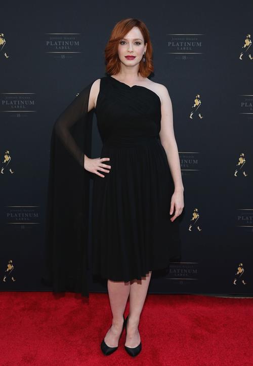 Christina Hendricks The Launch of Johnnie Walker Platinum, October 2, 2013 