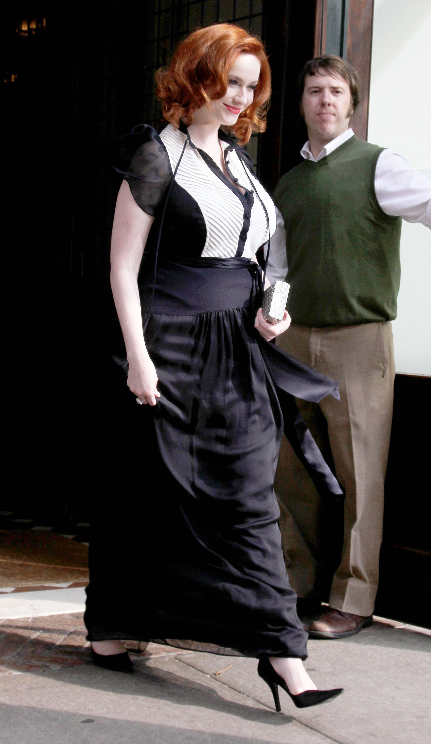 Christina Hendricks Pictures Christina Hendricks outside her hotel in New York City on March 22, 2012