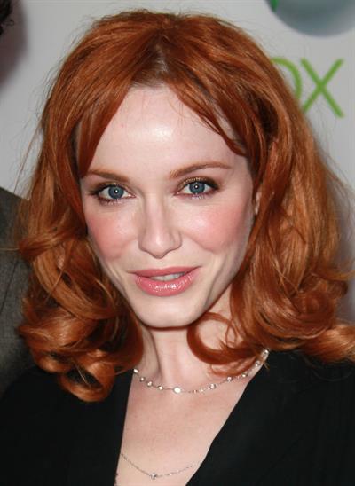 Christina Hendricks premiere of Xbox 360's Project Natal on June 13, 2010 