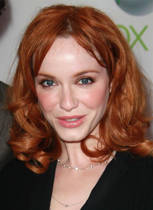 Christina Hendricks premiere of Xbox 360's Project Natal on June 13, 2010 
