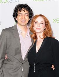 Christina Hendricks premiere of Xbox 360's Project Natal on June 13, 2010 