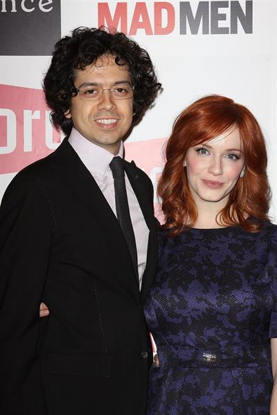 Christina Hendricks Mad Men photocall at Forum des Images in Paris on February 9 