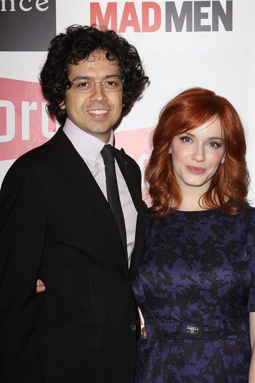Christina Hendricks Mad Men photocall at Forum des Images in Paris on February 9 