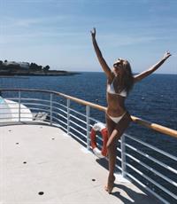 Elsa Hosk in a bikini