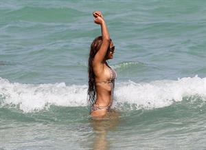 Christina Milian - At the beach (bikini) - Miami Florida 19.07.12
