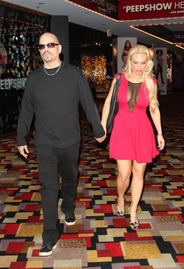 Coco Austin before her meet and greet and Peepshow in Las Vegas 21-Dec-2012 