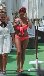 Amy Childs in a bikini