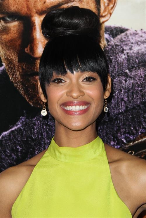 Cynthia Addai-Robinson Spartacus War of the Damned Los Angeles Premiere January 22, 2013